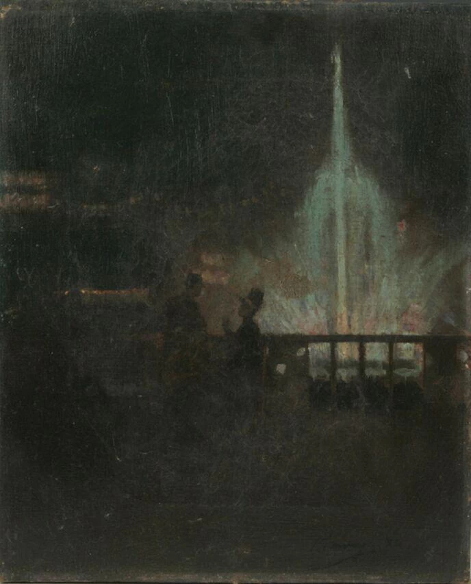 La fontana delle fate, esposizione internazionale di Glasgow, 1888